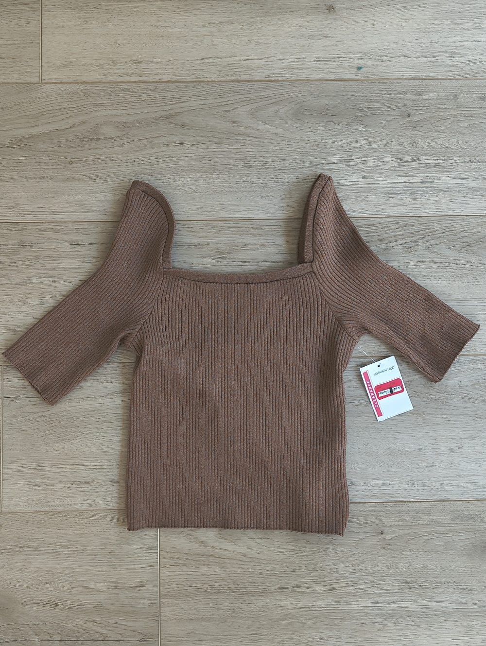 NWT Vero Moda Ribbed Square Neck Cross-back Top | Size Small